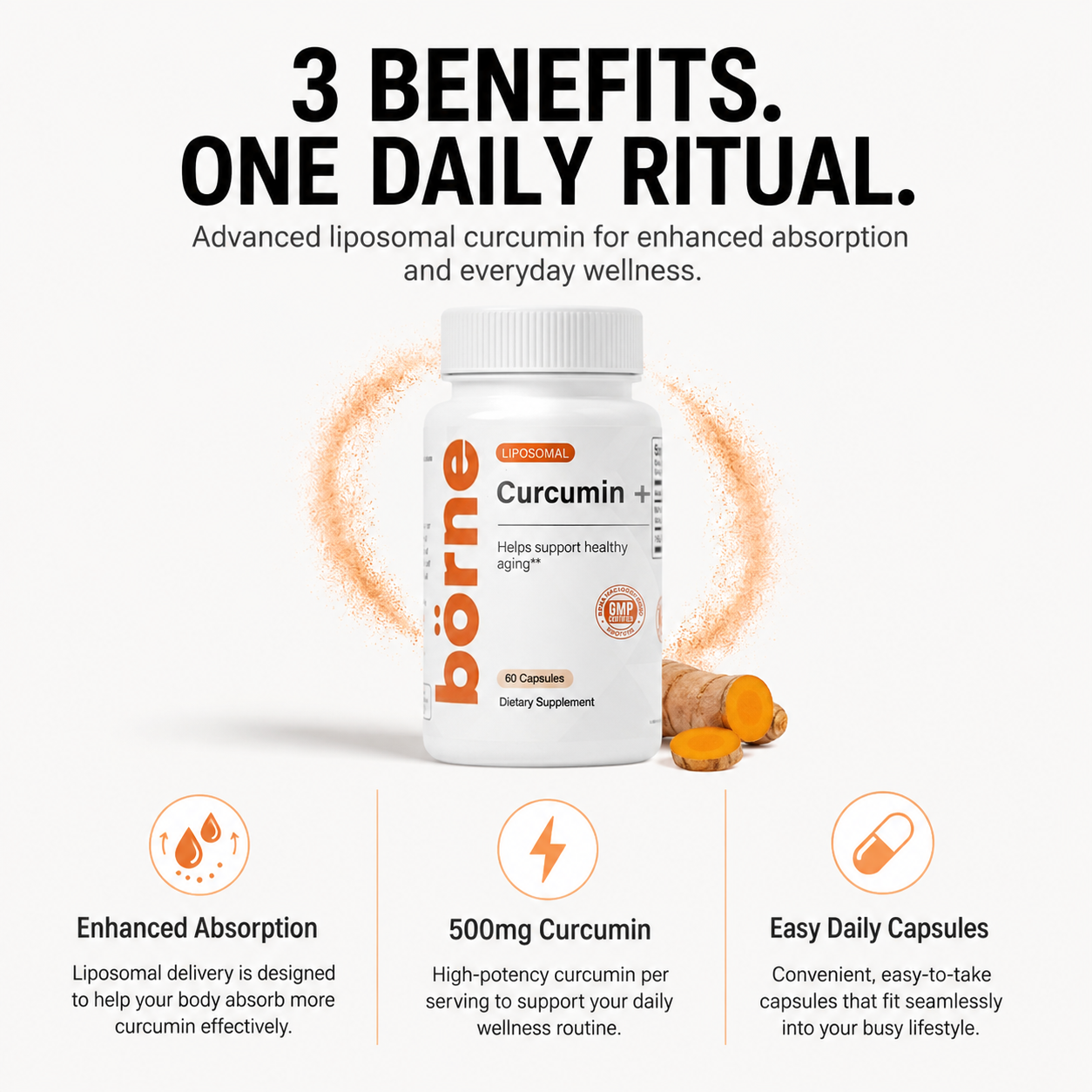 Borne Nutrition Liposomal Curcumin +