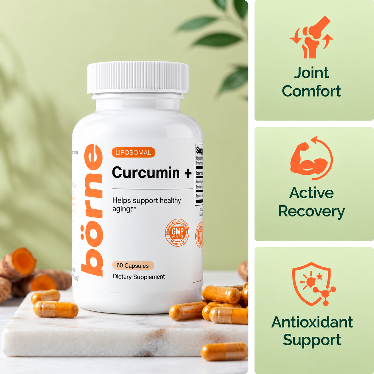 Borne Nutrition Liposomal Curcumin +
