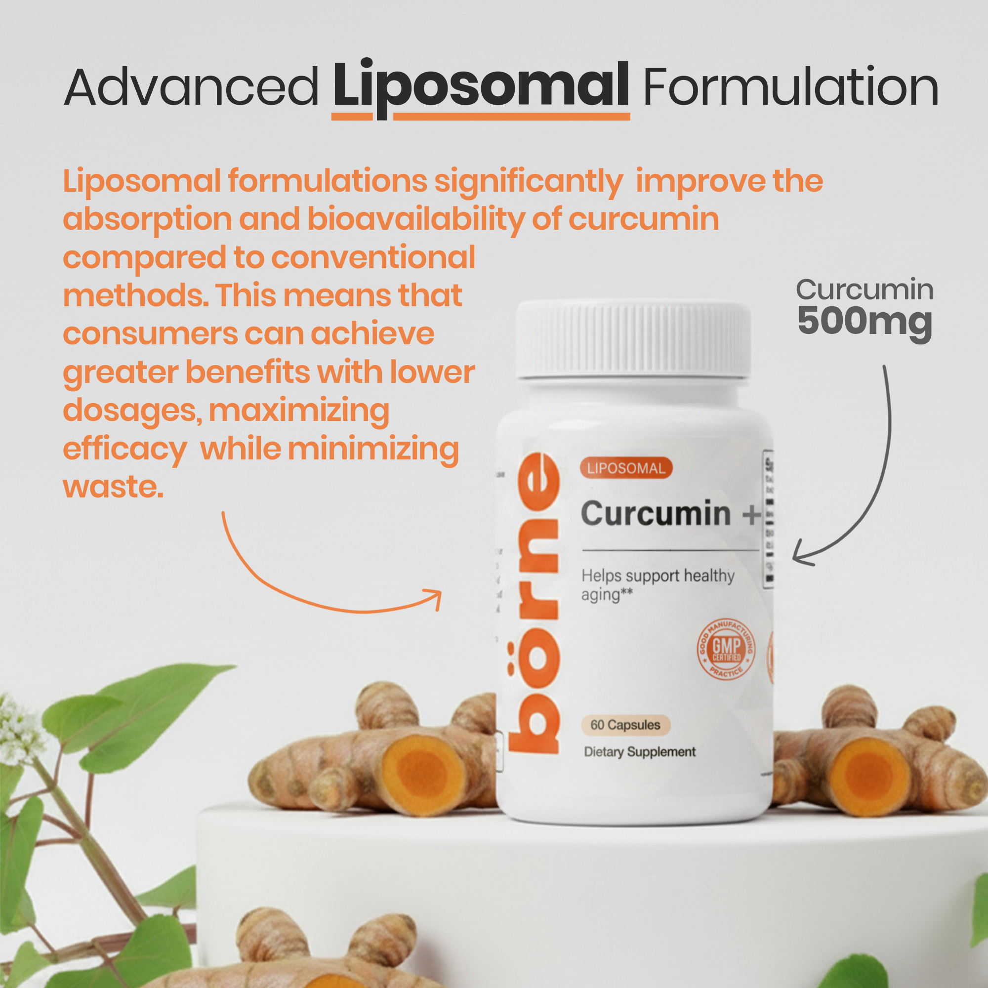 Borne Nutrition Liposomal Curcumin +